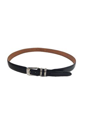 Bench Craft Black Leather Belt Size 42